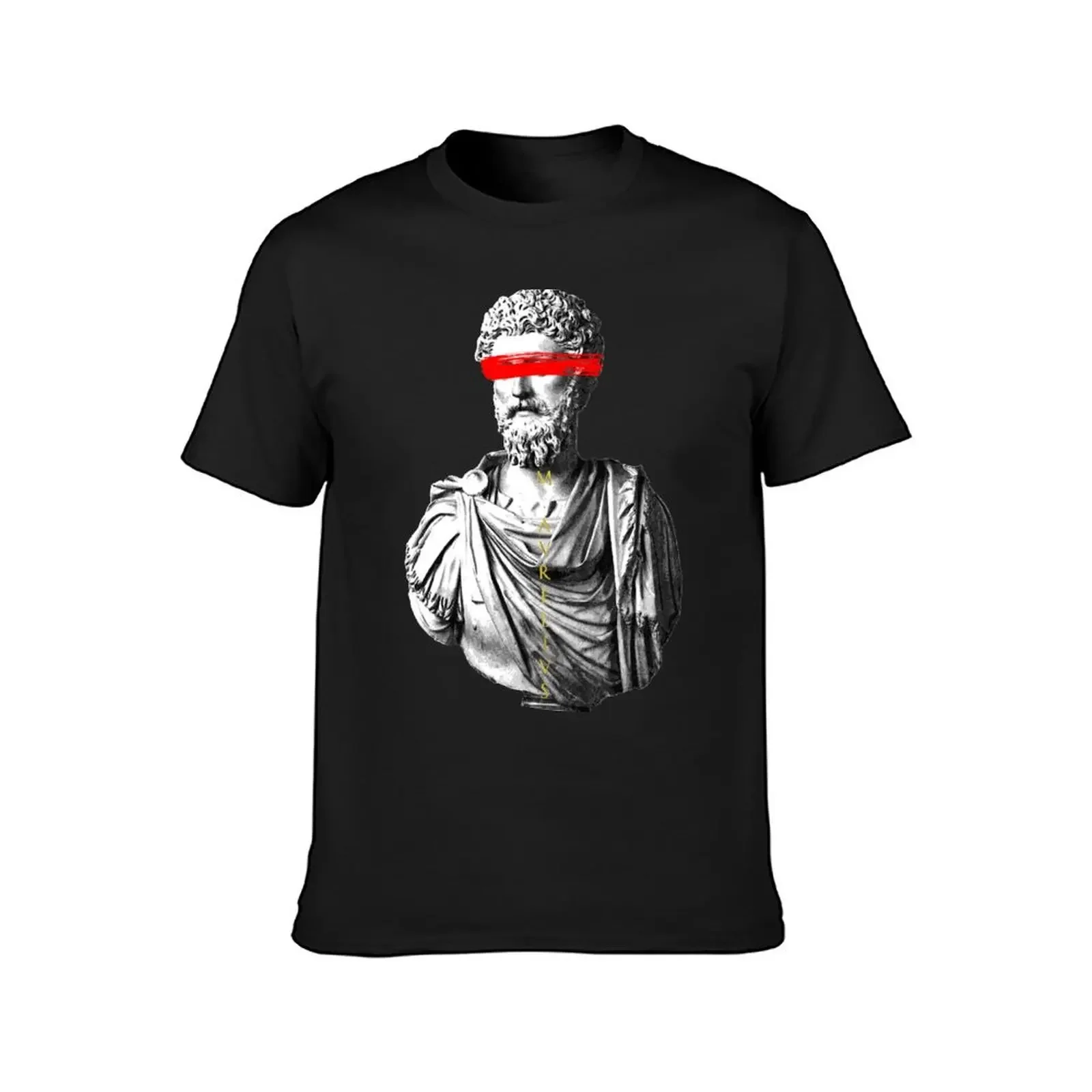 Фото Футболка Marcus Aurelius с графикой, мужские большие и высокие футболки №2