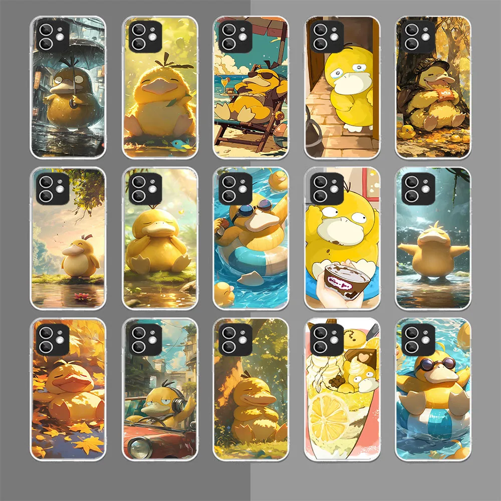 WZ-61 Прозрачный гибкий чехол из ТПУ Pokemon-Drowzee для Samsung A30 34 35 52 54 55 72 M21 23 30 31 33 52 53 S24 Plus Ultra
