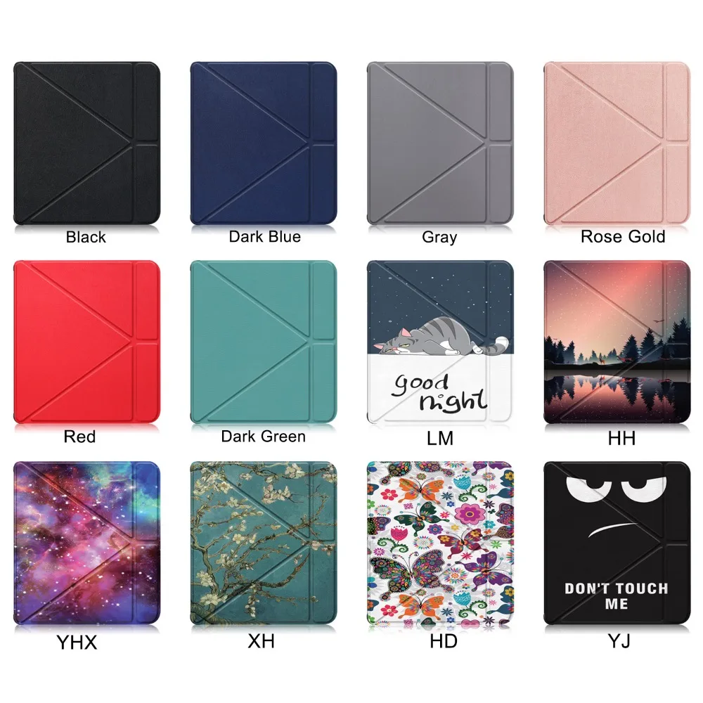 Смарт-чехол для Kobo Libra Color 2024, 7-дюймовый многоскладной чехол-подставка для чтения электронных устройств, противоударный защитный корпус, автоматическое пробуждение/сон, принципиально