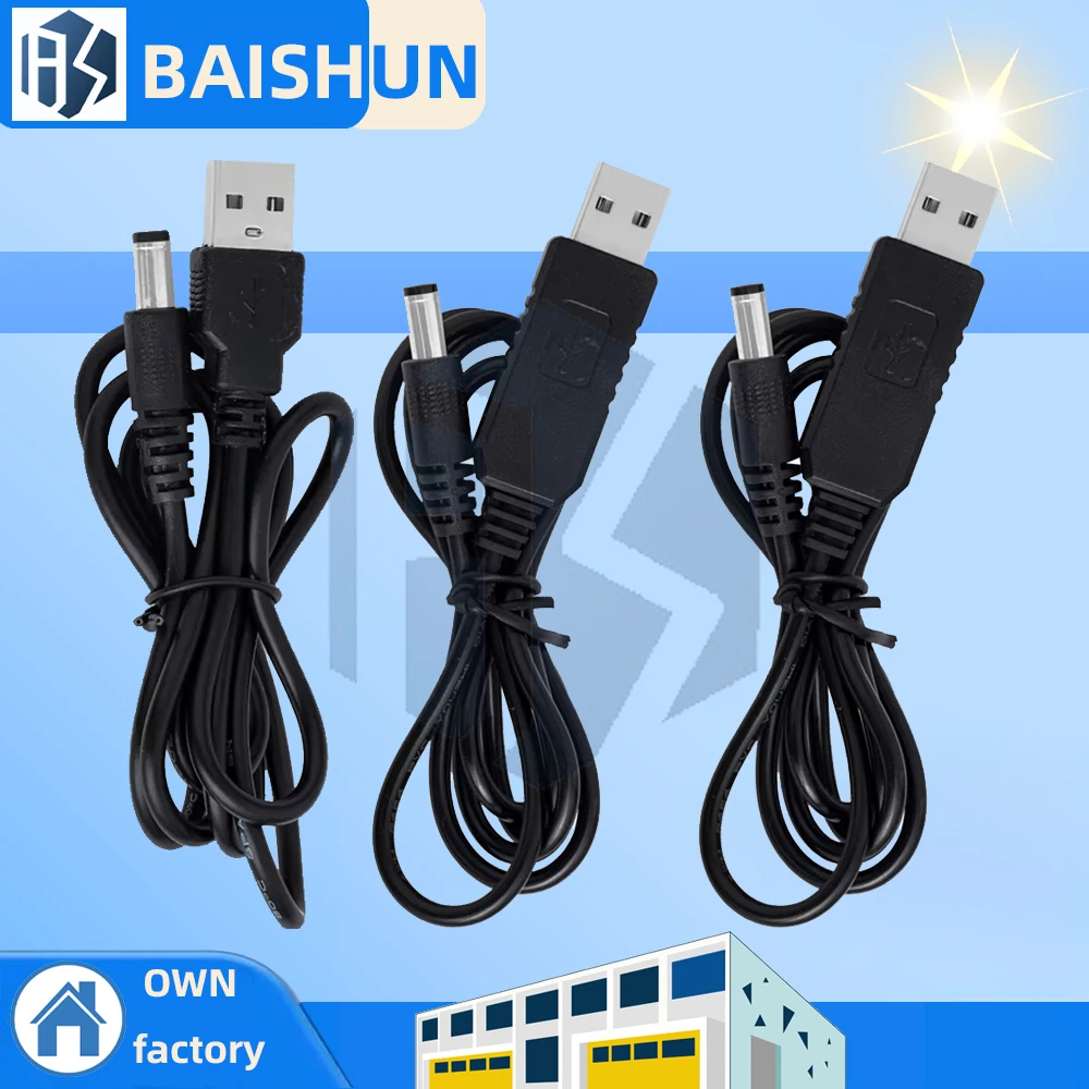 ‌ Модуль повышающего преобразователя USB в постоянный ток 9 В/12 В — адаптер питания повышения мощности 5 В с разъемом ствола 2,1x5,5 мм для маршрутизаторов, светодиодных лент
