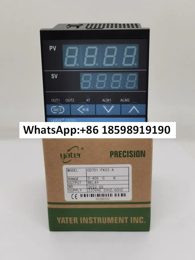 Фото Yuyao YATER прибор контроля температуры регулятор температуры CD701-FK02-A FK02-V термостат с цифровым дисплеем №4
