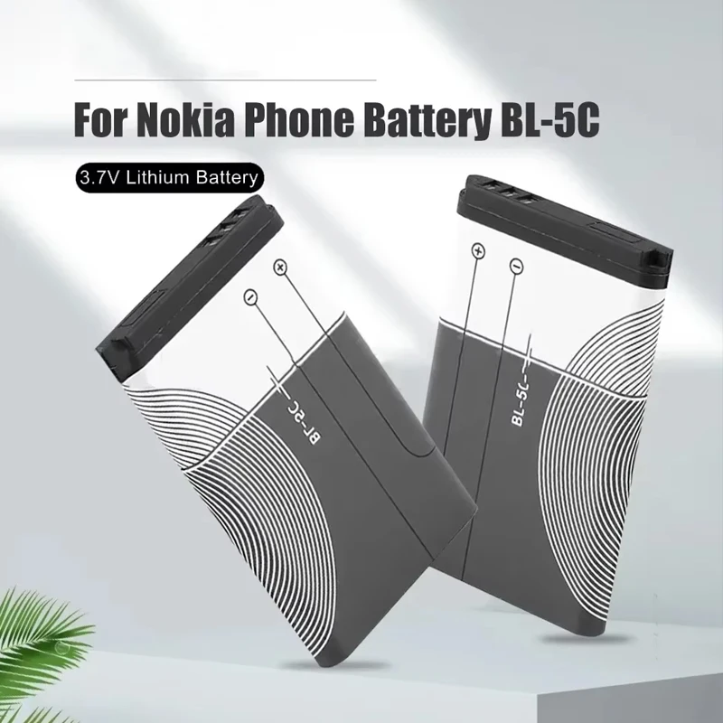 Аккумулятор BL-5C 1200 мАч 3,7 В BL5C для трансляции радио/для Nokia 3110 3120 2610 1100 3100 3105 1116 6230 6630 N70 Аккумулятор для телефона