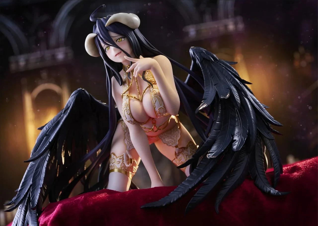 Фото 15 см Overlord Albedo FREEing B-style Bunny Girl ПВХ Фигурка Аниме Модель Коллекция Фигурка Украшения Игрушки Детский Подарок №5