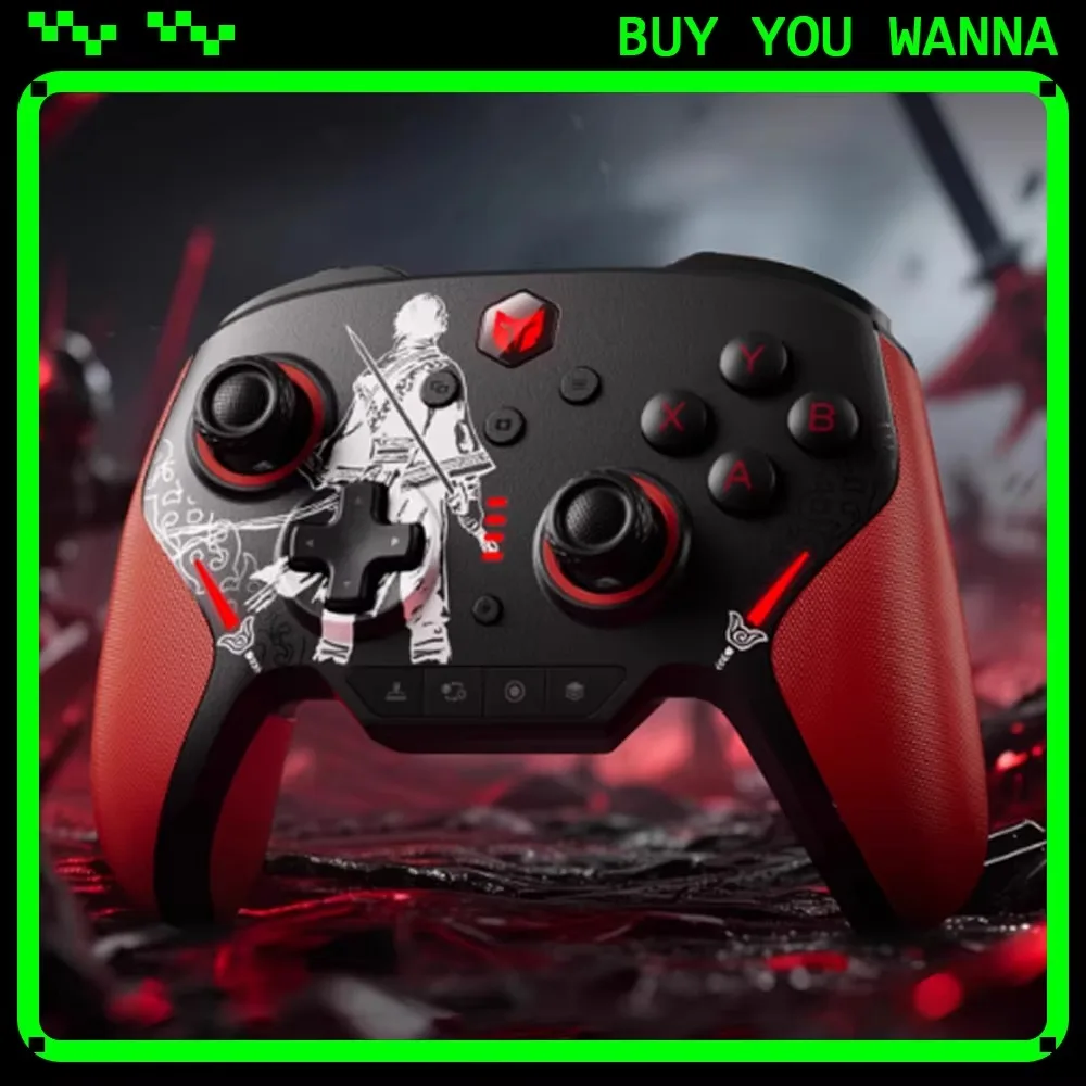 Фото Bigbigwon Blitz 2 TMR Dynasty Warriors Nearlink 3 Mode Беспроводной Bluetooth-геймпад Соматосенсорный 1 Контроллеры 2000 Гц для ПК NS №2