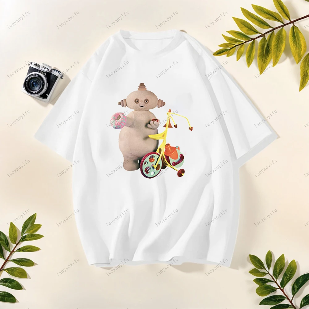 Женская футболка In The Night Garden Kawaii Makka Pakka, женские футболки с рисунком, забавные классические хлопковые топы унисекс с героями мультфильмов высокого качества