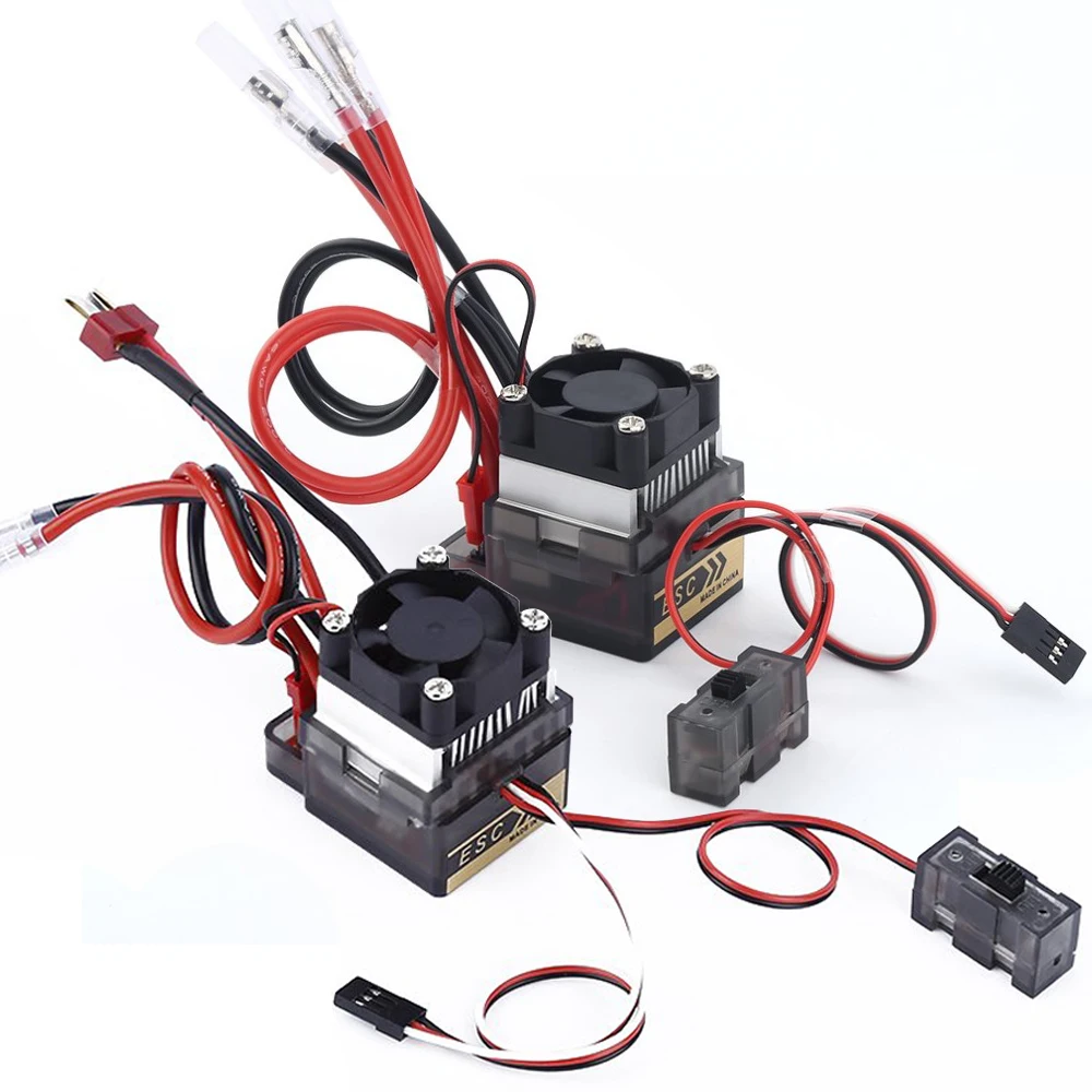 Щеточный регулятор скорости RC 320A ESC 7,2-16 в 2-4S Lipo 5,6 В/2 А выход с радиатором для 1/8 1/10 RC электрический автомобиль грузовик багги