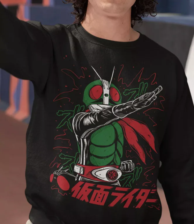 Свитшот в стиле аниме Kamen Rider, Подарочная рубашка в виде маскарада, унисекс, свитшот, все размеры