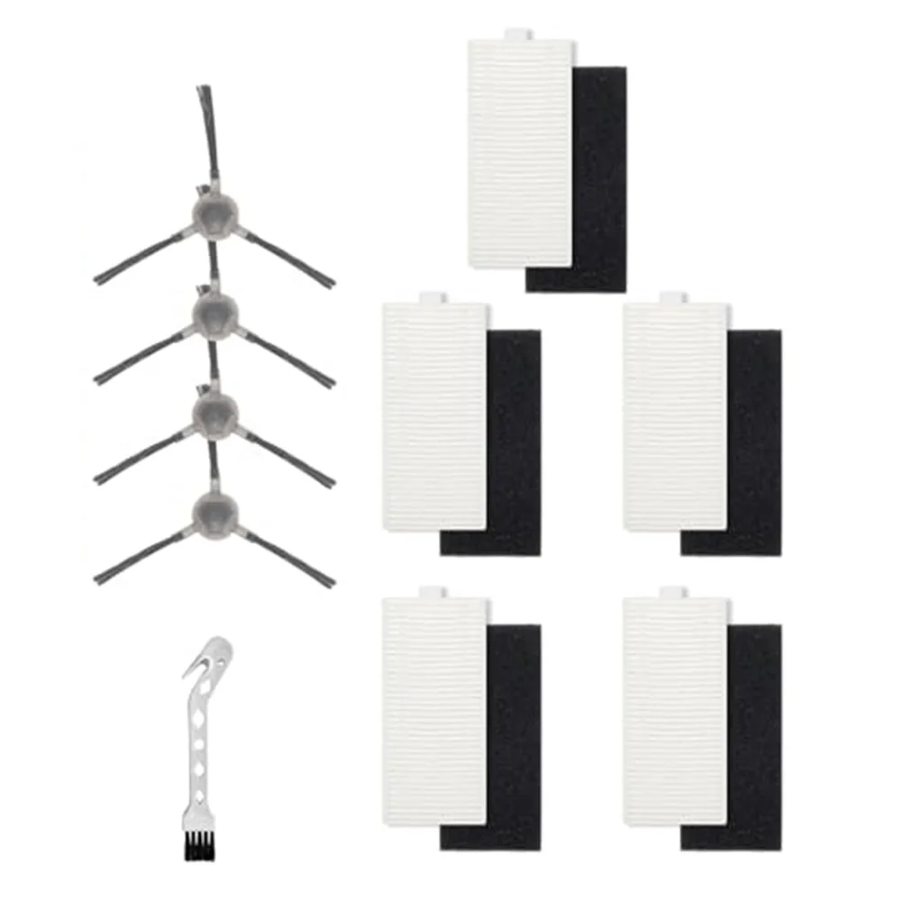 Фото Комплект щеток для чистки фильтра боковой щетки для Lefant M1/M2 Proo, аксессуары для робота-пылесоса для дома, детали оборудования для чистки №2