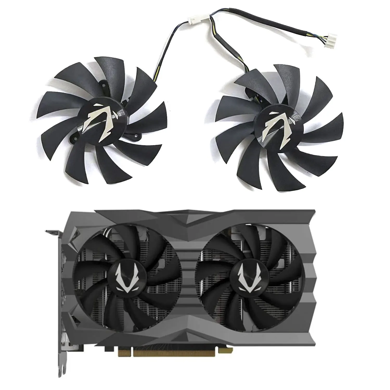 Совершенно новый 87 мм 4PIN GA92A2H DC 12 В 0.35A RTX2060 2070 супер сменный аксессуар для охладителя Zotac GeForce GTX 1660 1660TI