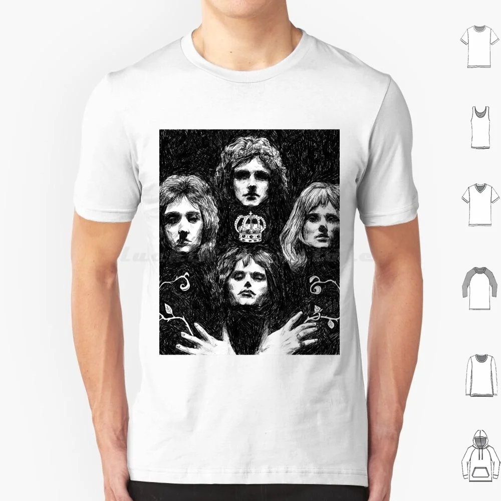 Футболка Queen в богемном стиле Rhapsody для мужчин, женщин и детей, размеры до 6xl