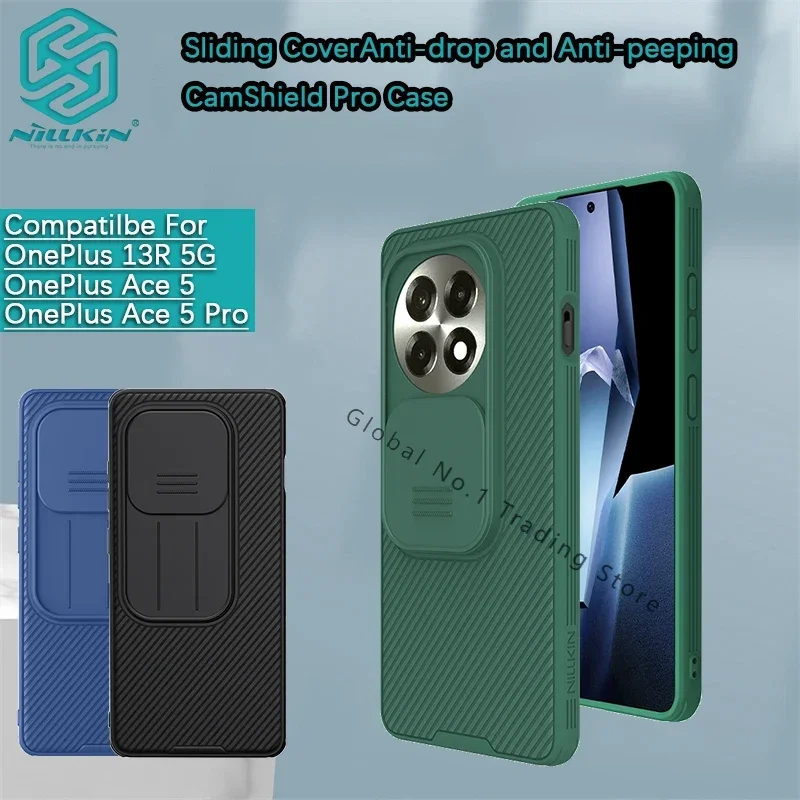For OnePlus 13R Case OnePlus Ace 5 Pro 5G NILLKIN CamShield Pro Case Shockproof lens slide cover phone case protective cover