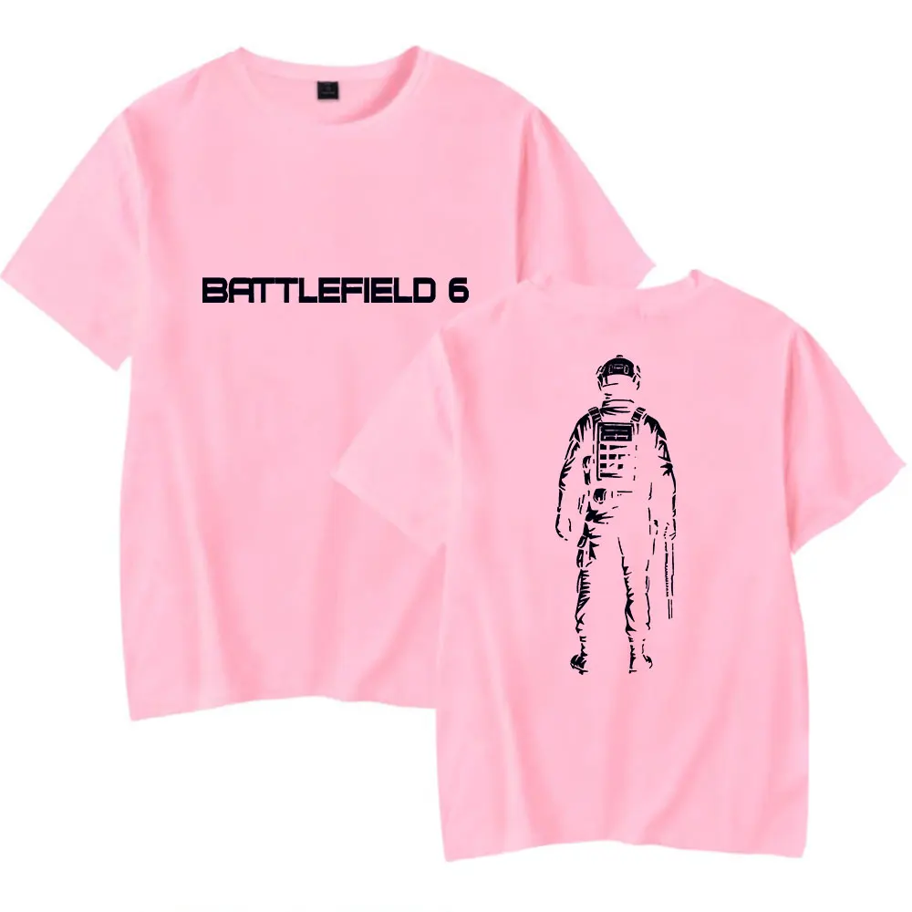 BATTLEFIELD 6 Merch Tee 2025 Футболка Merch Мужская футболка с коротким рукавом Топы унисекс Одежда Повседневные женские топы Y2K (art.: 3920d1cef2c15) - 3920d1cef2c15