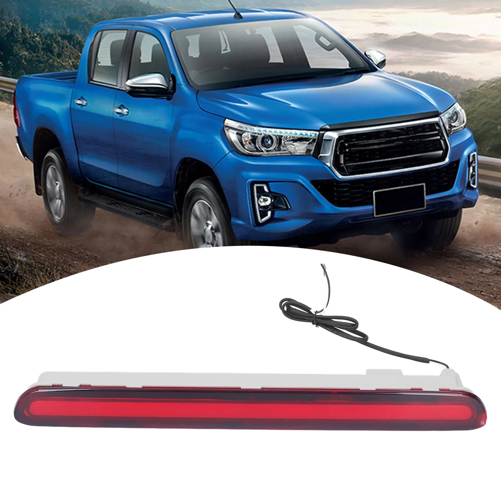 Третий стоп-сигнал высокого уровня 32915006872   Замена для Hilux Revo Pickup TGN GUN 2015‐2019 гг.