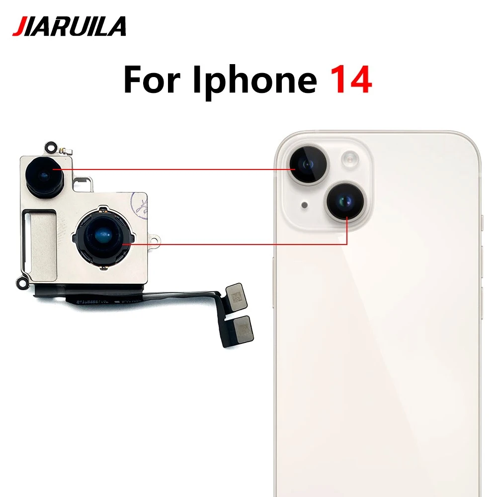 Новый гибкий кабель задней большой камеры для iPhone 11, 12, 13, 14, 15, Pro Max Plus, запасные части для мини-винтовой камеры (art.: 3920cd7255cee) - 3920cd7255cee