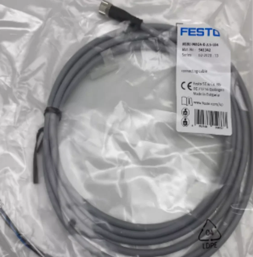 2 шт. новый оригинальный соединительный кабель FESTO NEBU-M8G4-K-2.5-LE4 541342