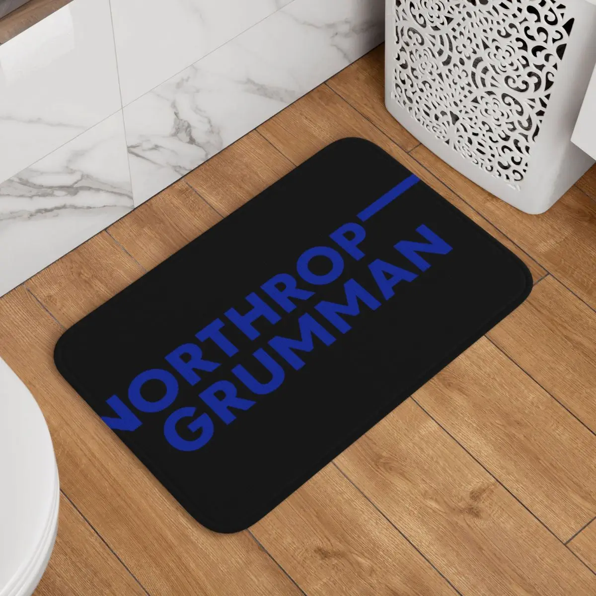 Northrop Grumman Logo Коврики для унитаза Коврики для ванной Коврик Ковер Искусственный мех