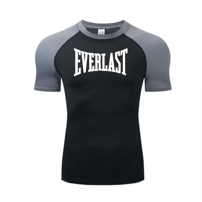 Мужская Пляжная футболка EVERLAST, Солнцезащитная сушилка с длинными рукавами, с защитой от УФ-лучей, для плавания, дайвинга, велоспорта, серфинга