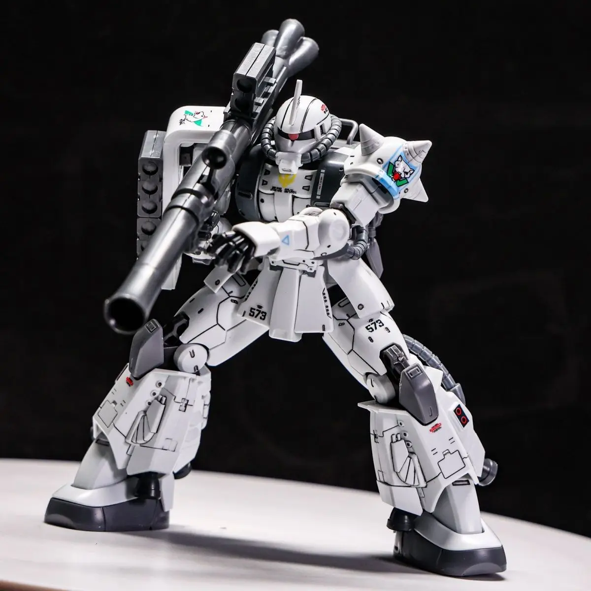 Фото Xingdong модель Hg 1/144 Ms-06R-1A Zaku2 Главное управление Matsunaga's настраиваемый мобильный костюм сборка модели роботов комплекты №4