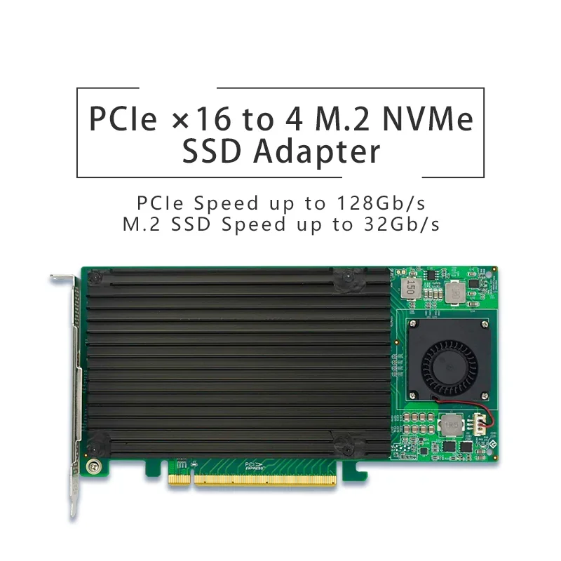 4 адаптера M.2 NVMe SSD PCIe x16 с переключателем PLX 8747 PCI Express 3.0 x16 на 4 порта карты адаптера M.2 --- STC PE3162-4I