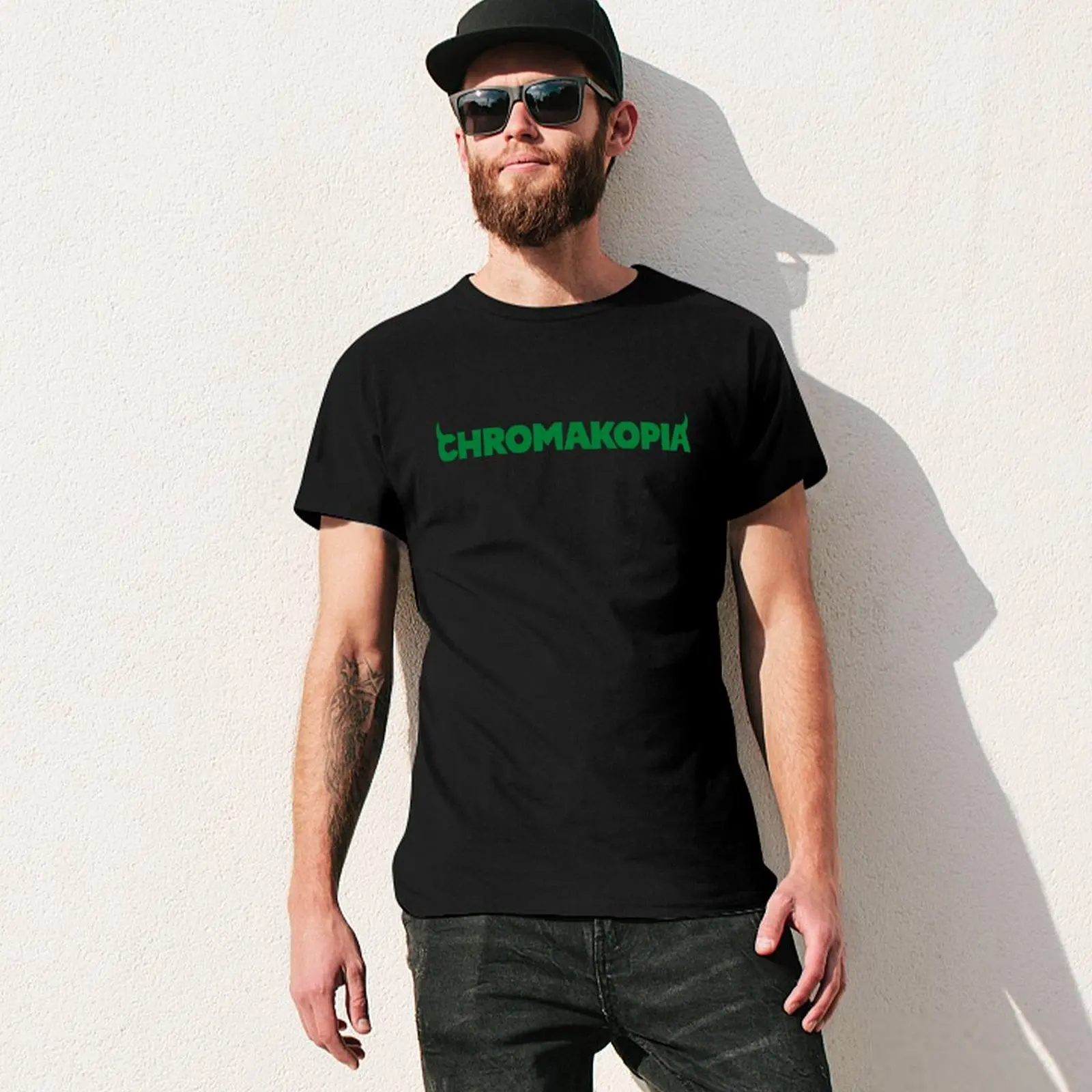 Фото Футболка Chromakopia, винтажная одежда, незаменимая футболка, мужская хлопковая футболка №3