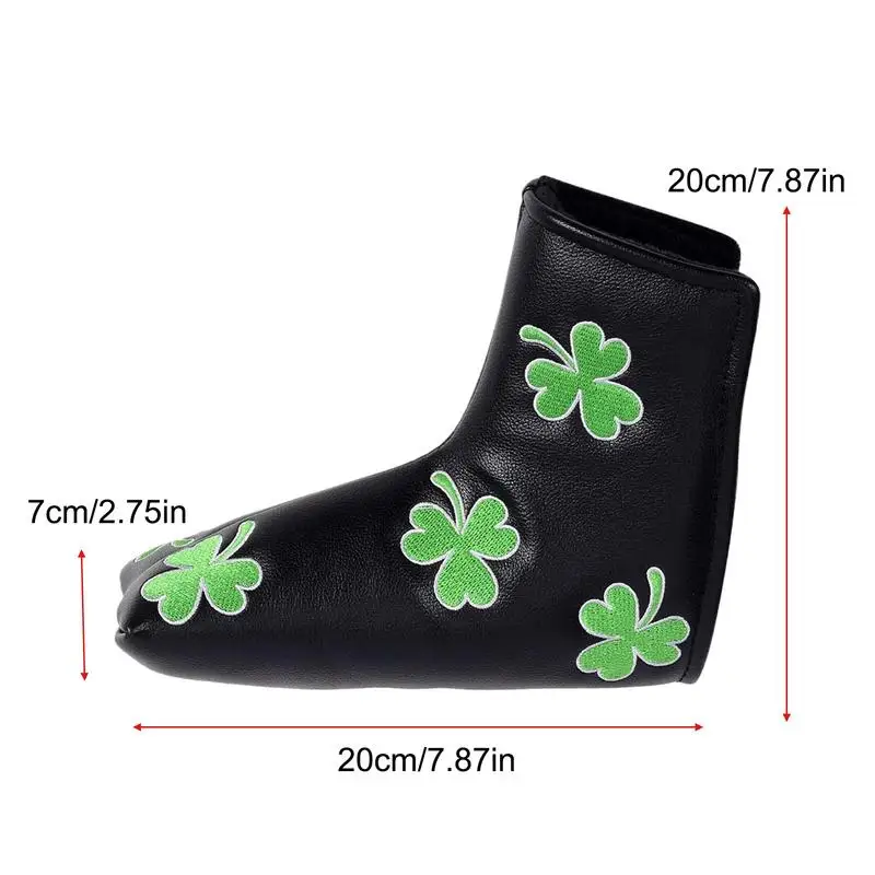 Головной убор с клюшкой Lucky Clover Design, чехлы для гольф-клуба, водонепроницаемый головной убор с молотком, зеленые принадлежности для тренировки грунта (art.: 3920cd4bb89e3) - 3920cd4bb89e3