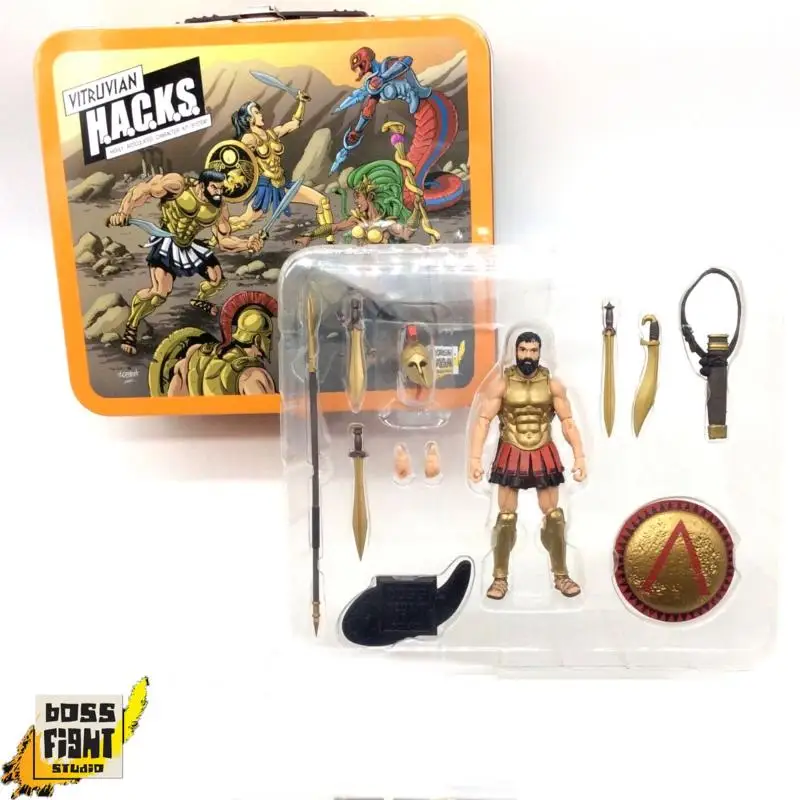 Boss Fight Studio 1/18 4 в Bfs Спартанский король Леонида Драгоценная железная коробка стильная экшн-фигурка бесплатная доставка Коллекционная аниме модель