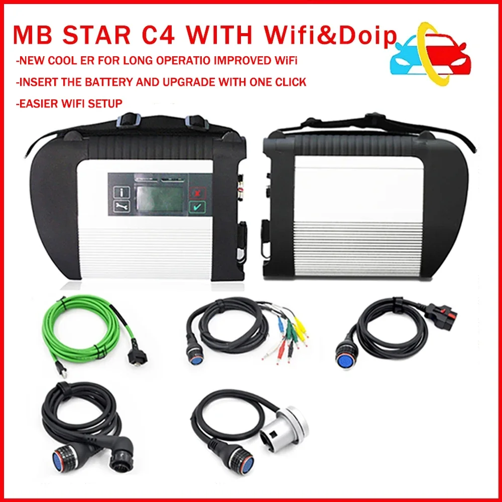 A +++ MB STAR C4 SD Connect C4 Plus DOIP WIFI мультиплексор диагностический инструмент Mercedes Star диагностика для Mercedes-Benz Car Truck