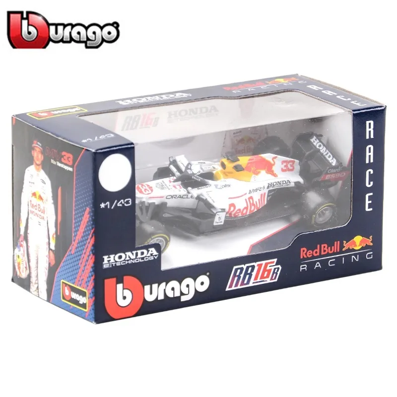Bburago 2021 Турция F1 Red Bull Гоночный автомобиль Модель автомобиля из сплава Литой под давлением автомобиль RB16b 11 33 Verstappen Perez 1:43 Коллекция игрушек (art.: 3920caecea7e1) - 3920caecea7e1