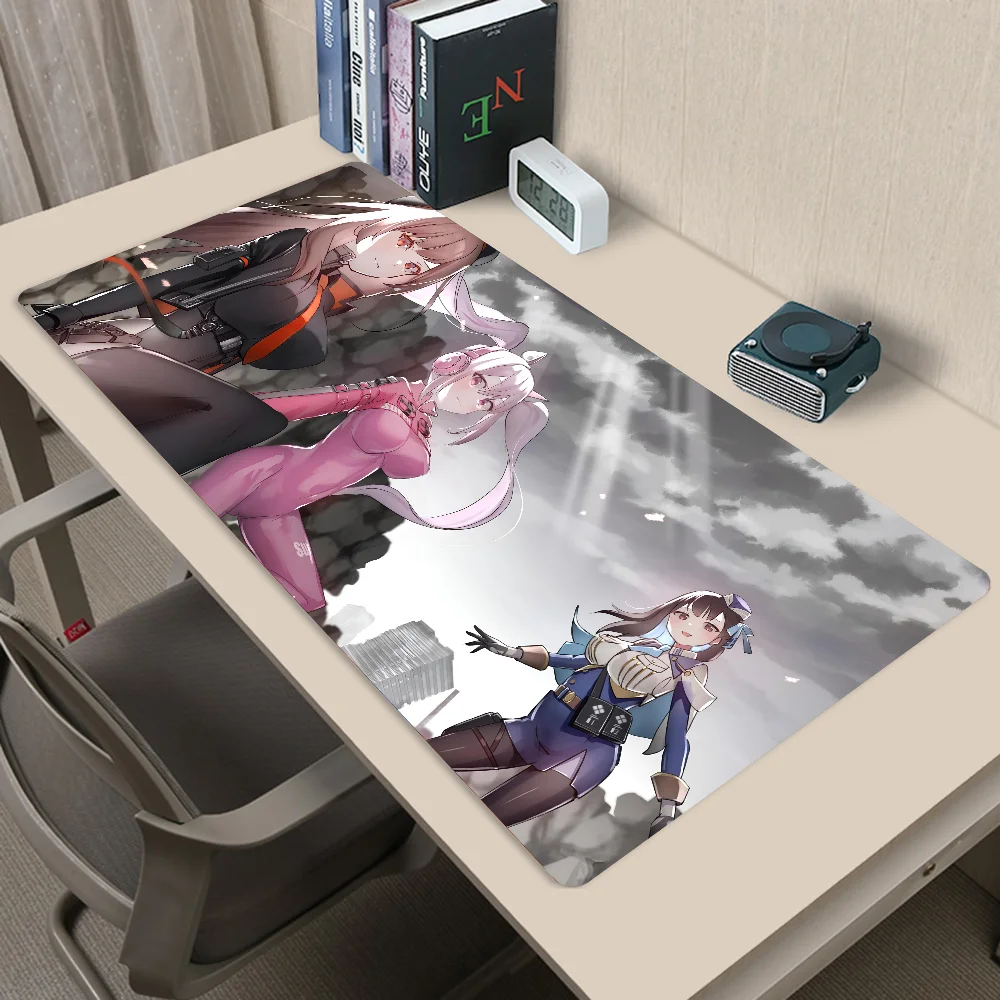 Фото Goddess Of Victory NIKKE Anime Girl Mousepad Mouse Mat Desk Mat With Pad Gaming Accessories Prime Gaming XXL Keyboard Pad №3