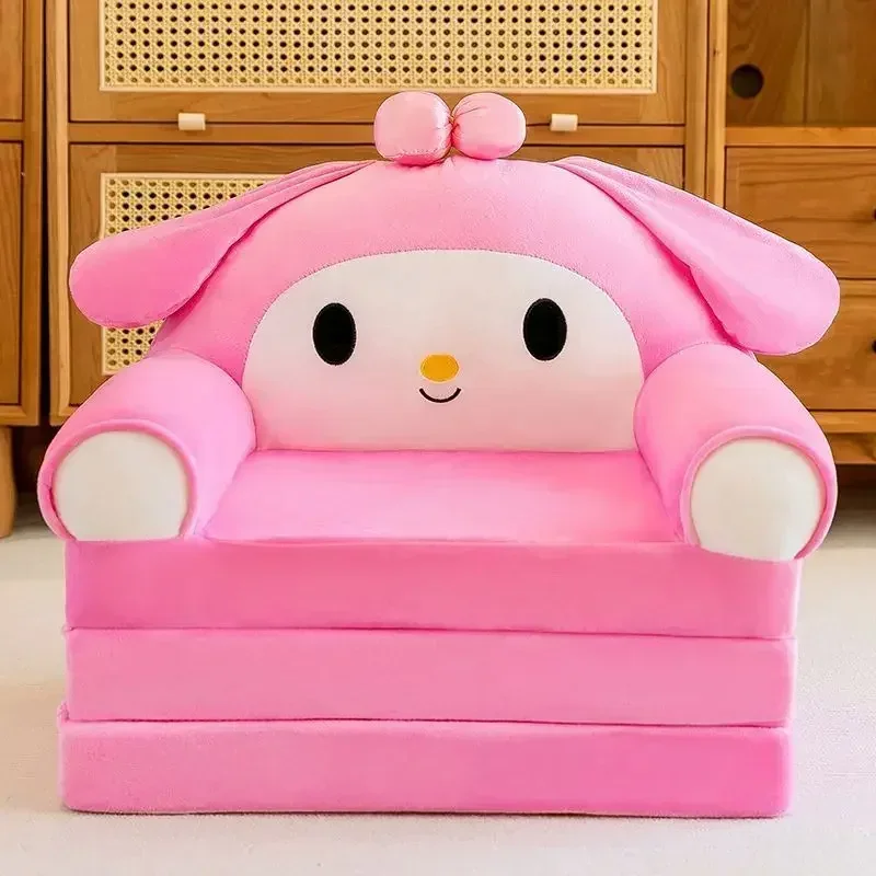Miniso детский диван, детский диван, милый мультяшный ленивый складной маленький диван, кровать для девочек, принцесса, стул двойного назначения, мебель