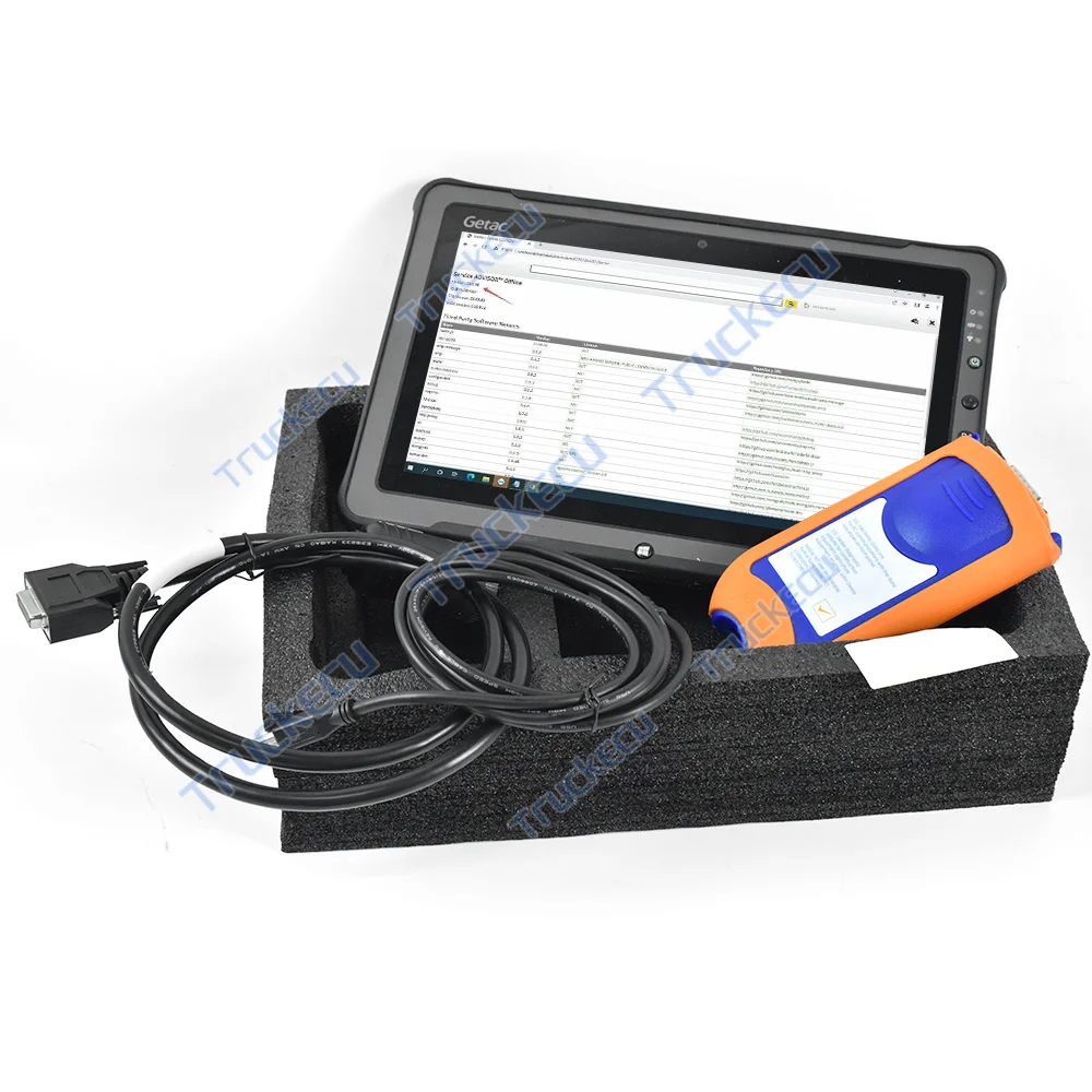 Фото Getac Tablet + диагностический инструмент для сельского хозяйства, электронное соединение передачи данных, интерфейсный кабель строительного оборудования V5.3AG + CF для JD EDL V2 №2