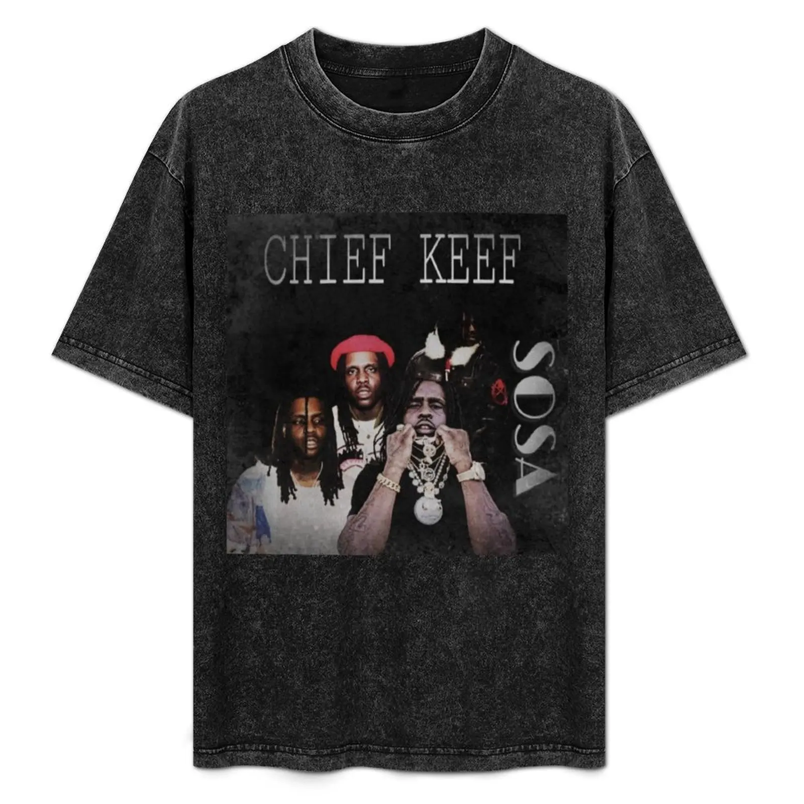 Футболка Chief Keef, топы для мальчика, таможенные рубашки, футболка с рисунком для мужчин