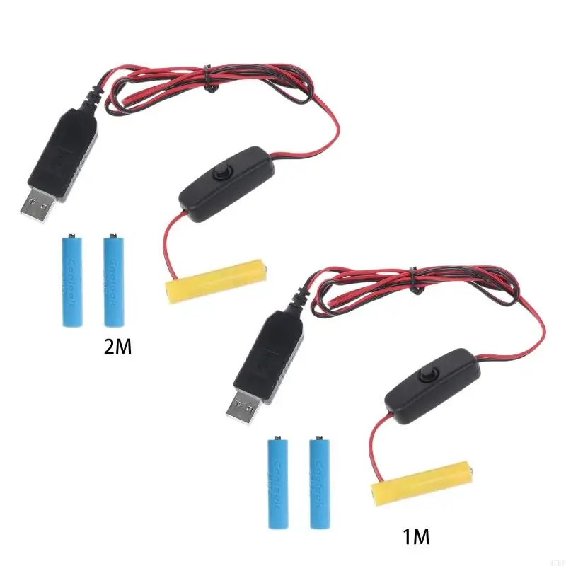 97BF AAA Батарея elminator USB Power Power Scable Замените 3 -кратную батарею AAA для игрушек