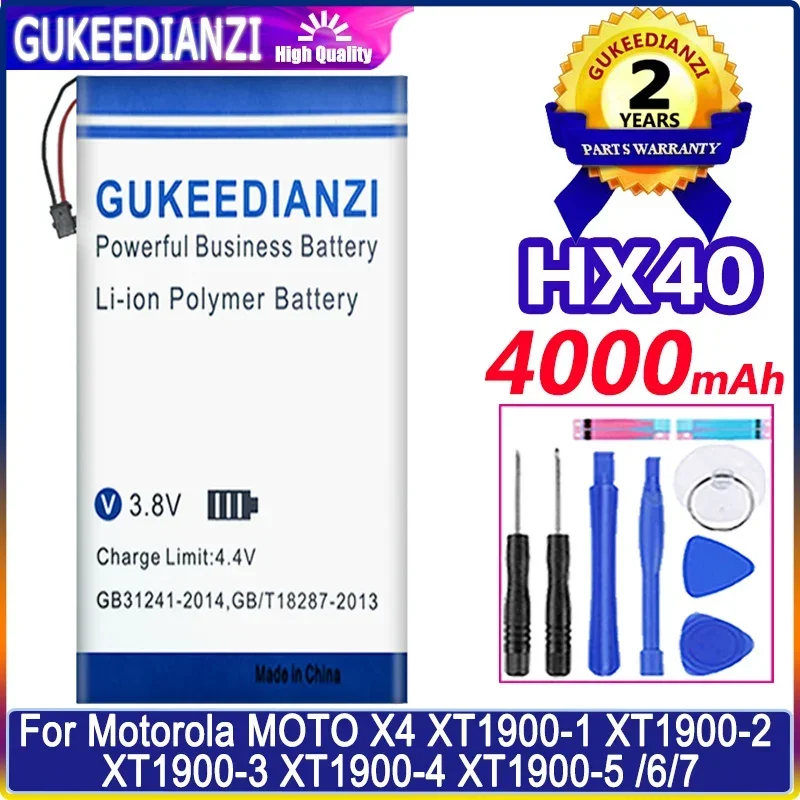 Новинка, батарея GUKEEDIANZI 4000 мАч HX40 для мотоцикла, модель X4, задняя версия, задняя версия, аккумулятор 7