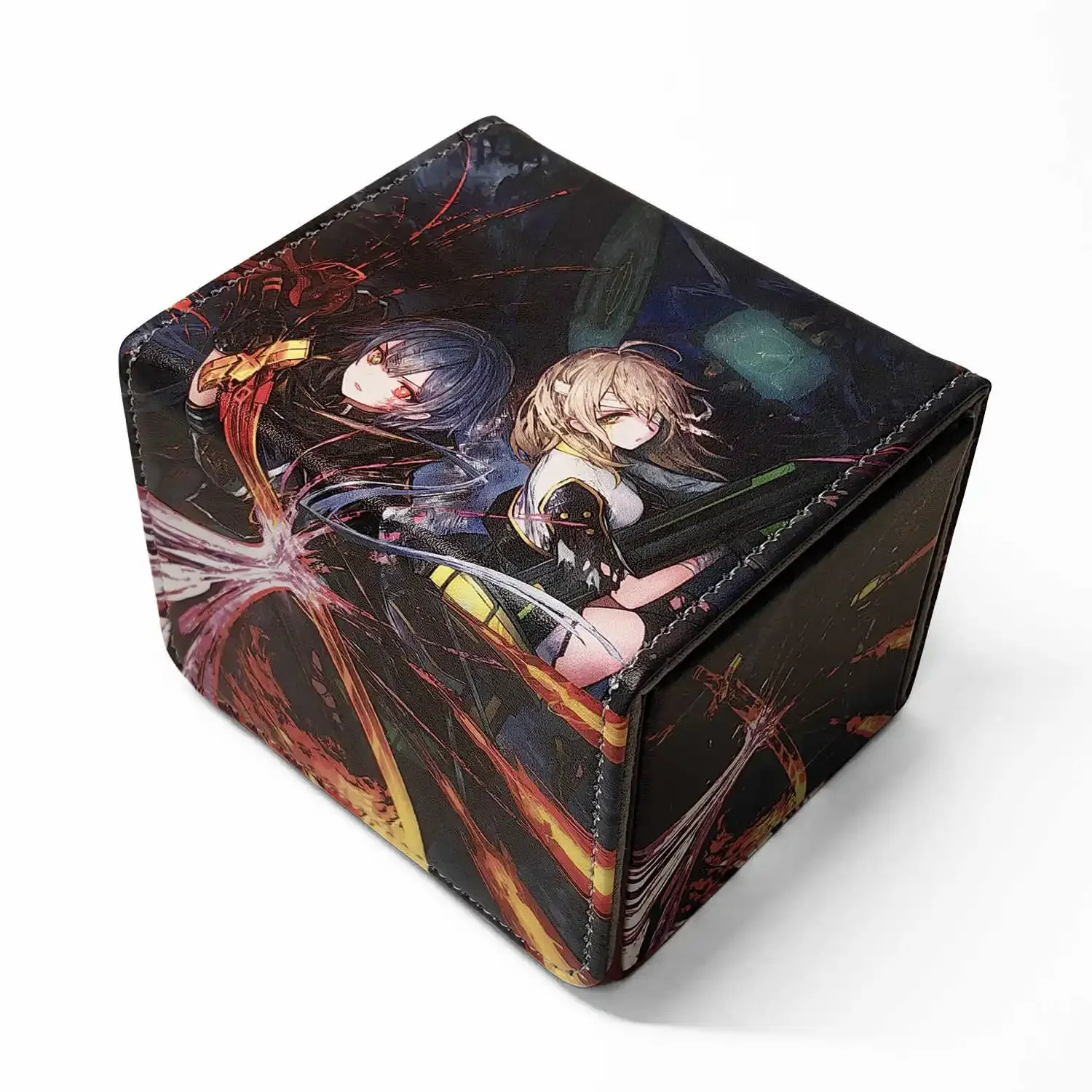 Фото Ю-Ги-О! Sky Striker Ace коробка для хранения карт WS PTCG коллекционная карта из искусственной кожи магнитный притяжение защитная коробка аниме подарок №3