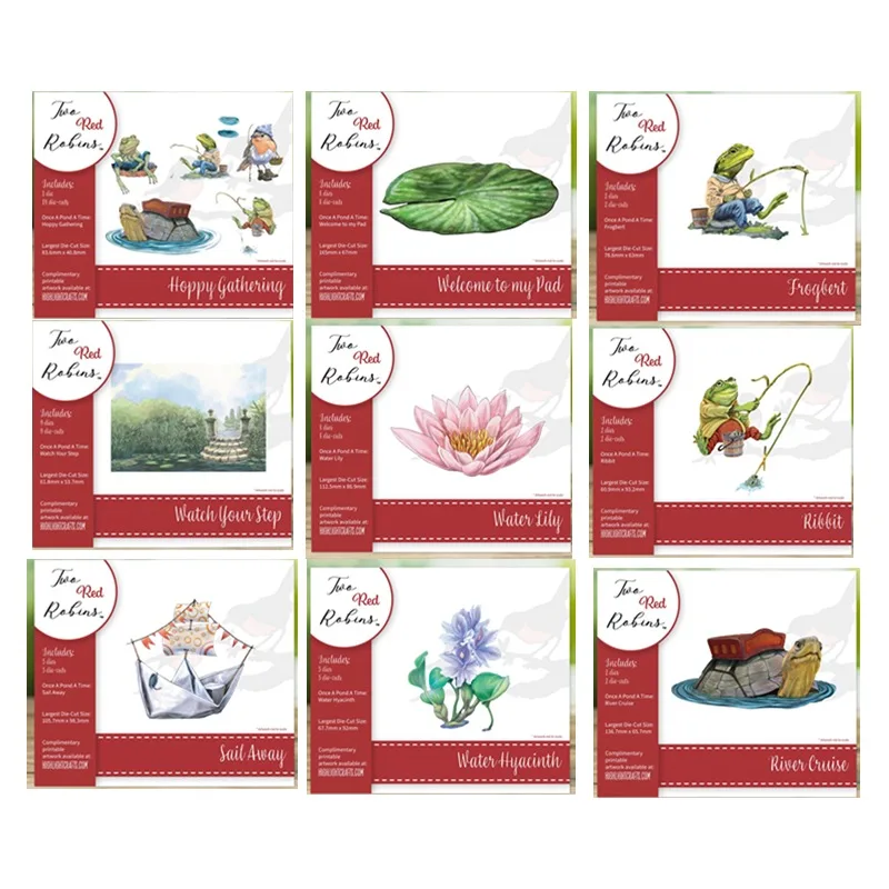 Hoppy, сборная лента, Frogbert Water Hyacinth Lily, металлическая высечка, штампы, фотобумага, ручная работа, альбом, приветствие