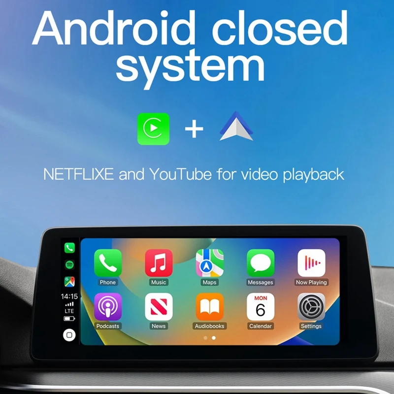 Фото Беспроводной адаптер Carplay, проводной и беспроводной адаптер Carplay для Netflix, Youtube, Android, Ai Box, мультимедийный видеоплеер №4