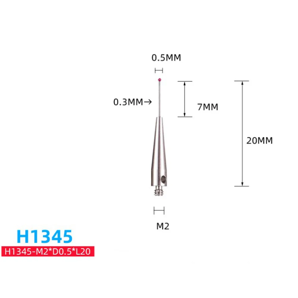 Фото Надежный сенсорный зонд M2 CMM Stylus, наконечник из вольфрамовой стали, легкий Ru с шаровой головкой, стабильный, с изменением температуры №2