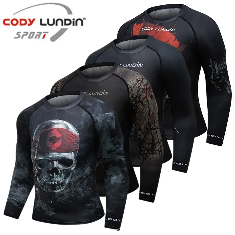 Футболка Cody Lundin для сублимационной печати, оптовая продажа, быстросохнущая Мужская спортивная одежда для тренировок по фитнесу, MMA, Jiu, Jitsu, Kimnono