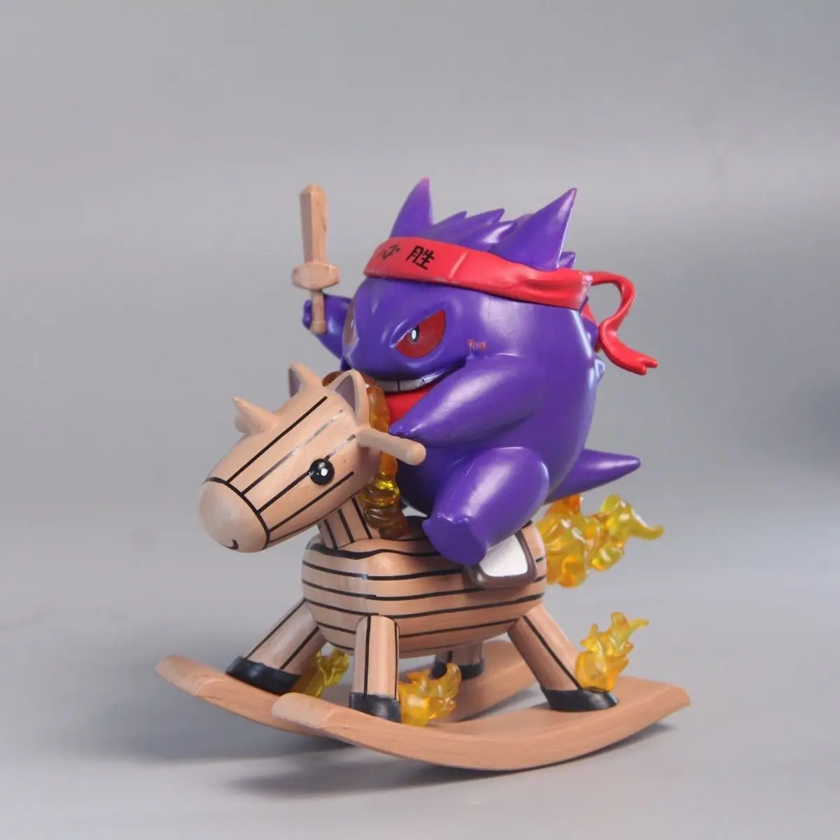 12 см фигурки покемонов Psyduck фигурка Gengar Riding A Rocking Horse аниме фигурка статуя из ПВХ модель детские игрушки подарок на день рождения (art.: 3920cc554f1b6) - 3920cc554f1b6