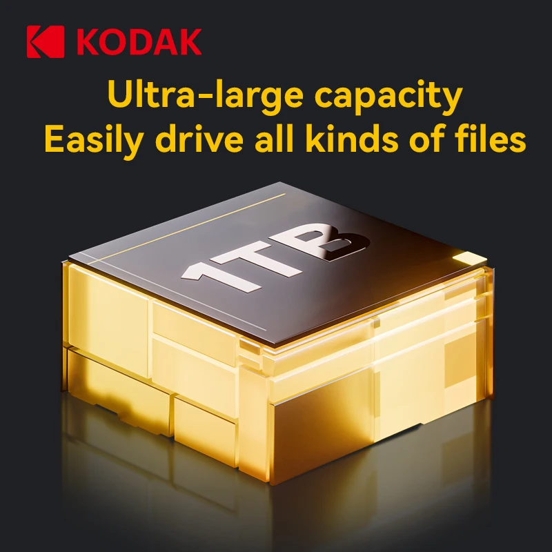 Фото KODAK Портативный 2,5-дюймовый Внешний Жесткий Диск 500 ГБ 1 ТБ 2 ТБ USB 3.0 Внешний Жесткий Диск Для Хранения Данных №3