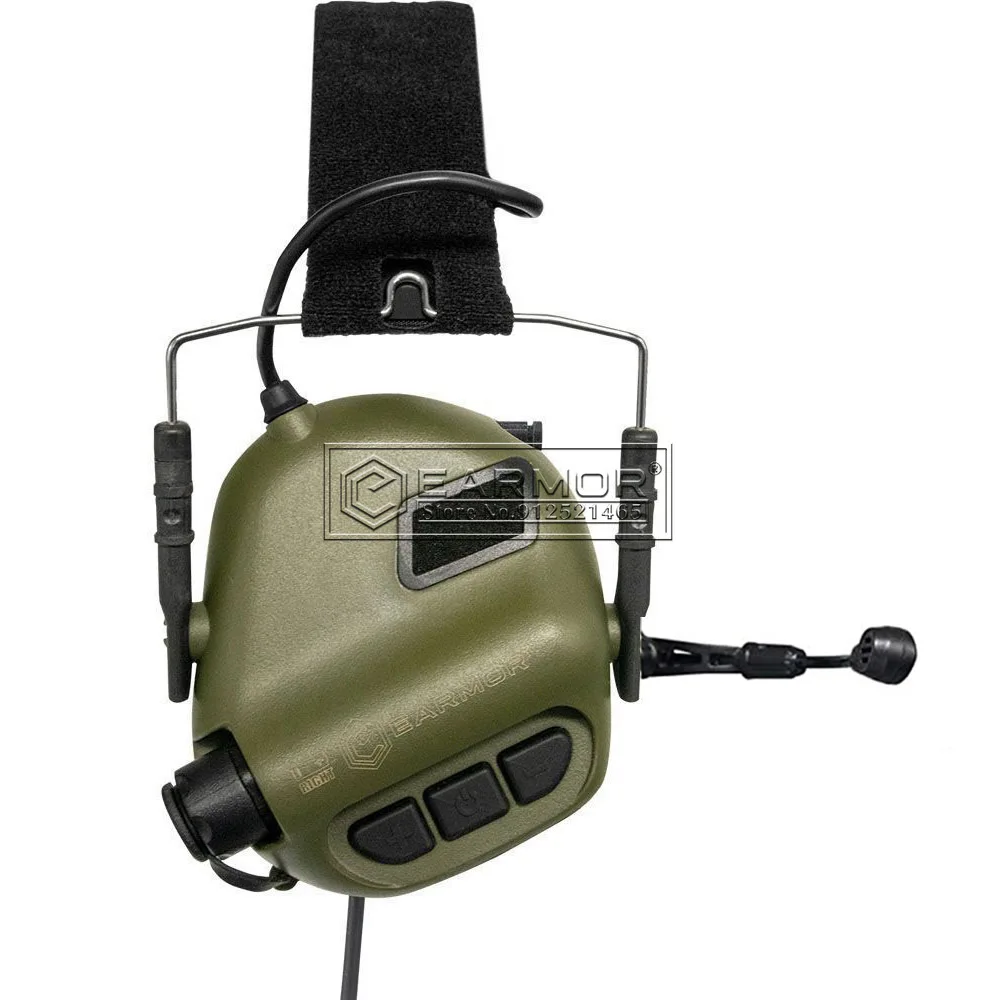 EARMOR IPSC M32 MOD4 Тактическая гарнитура Противошумные наушники Авиационная связь Softair Наушники