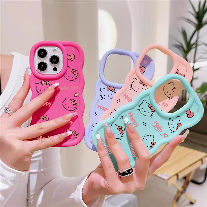 Phone Case For OPPO A18 A17 A16 A16S A17K A58 A57 2022 A60 A59 5G A76 A36 A78 A79 A74 RENO 6 Lite cover Hello Kitty Sanrio