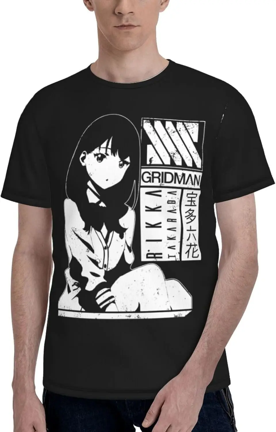 Аниме Ssss Gridman Rikka Takarada футболка мужская модная спортивная футболка летние рубашки с круглым вырезом и короткими рукавами