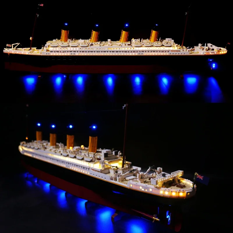 Комплект радиоуправляемых светодиодных фонарей для 10294 Titanic Classic Love Movie, коллекционная игрушка-лодка «сделай сам», не включая строительные блоки 99023 1881 82996