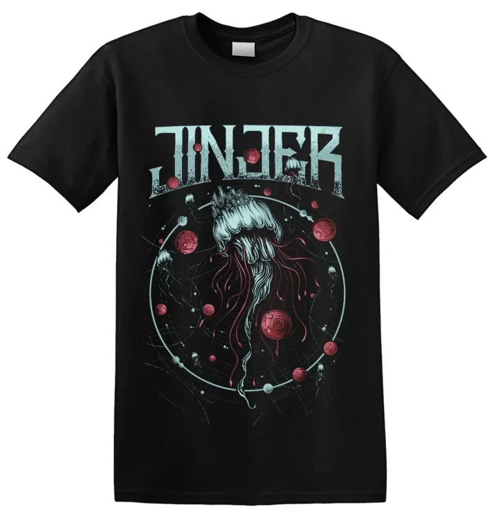 Футболка JINJER с коротким рукавом, 100% хлопок, высокое качество