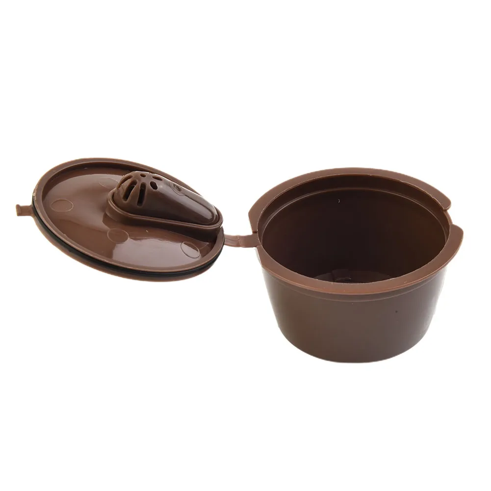 Фото Капсулы, капсулы для кофе, капсулы для кофе для Nescafe, пластиковые полипропиленовые многоразовые домашние черные, коричневые, экономичные, многоразовые №2