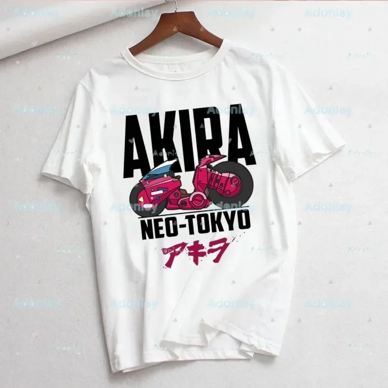 Фото Akira аниме Harajuku женский принт Harajuku летние футболки Kaneda Tokyo Manga повседневная футболка с круглым вырезом и короткими рукавами, Прямая поставка №3