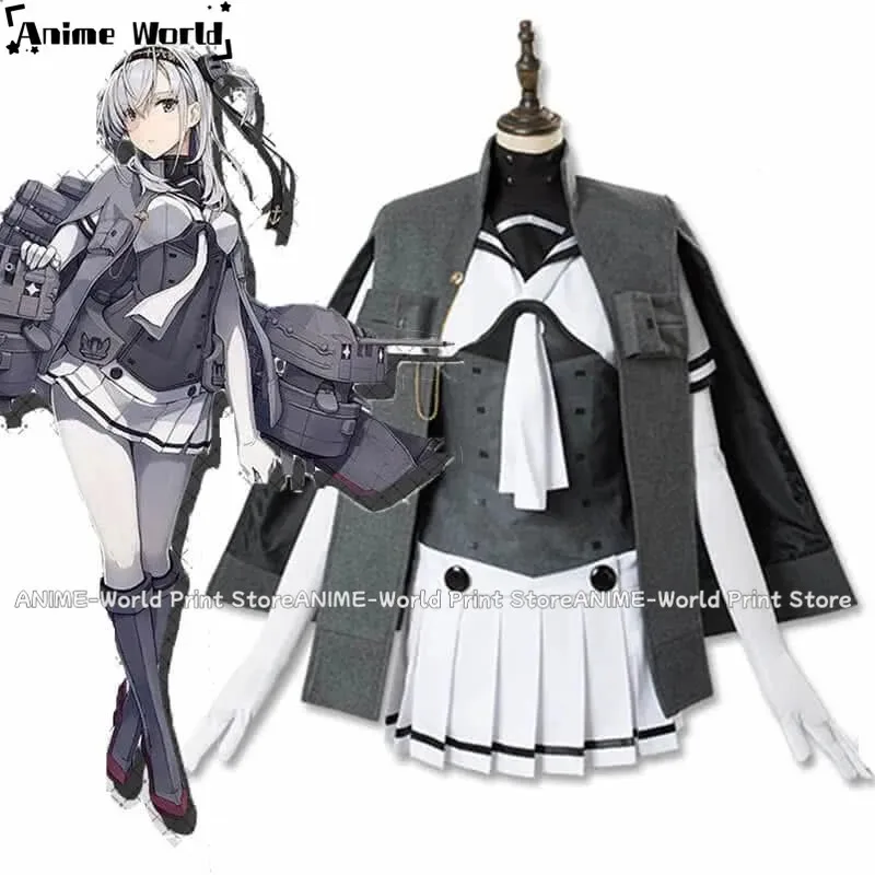 《Нестандартный размер》Kantai Collection Suzutsuki Game Костюмы для косплея Christmas Hallowmasv;6,a'3.k;8,