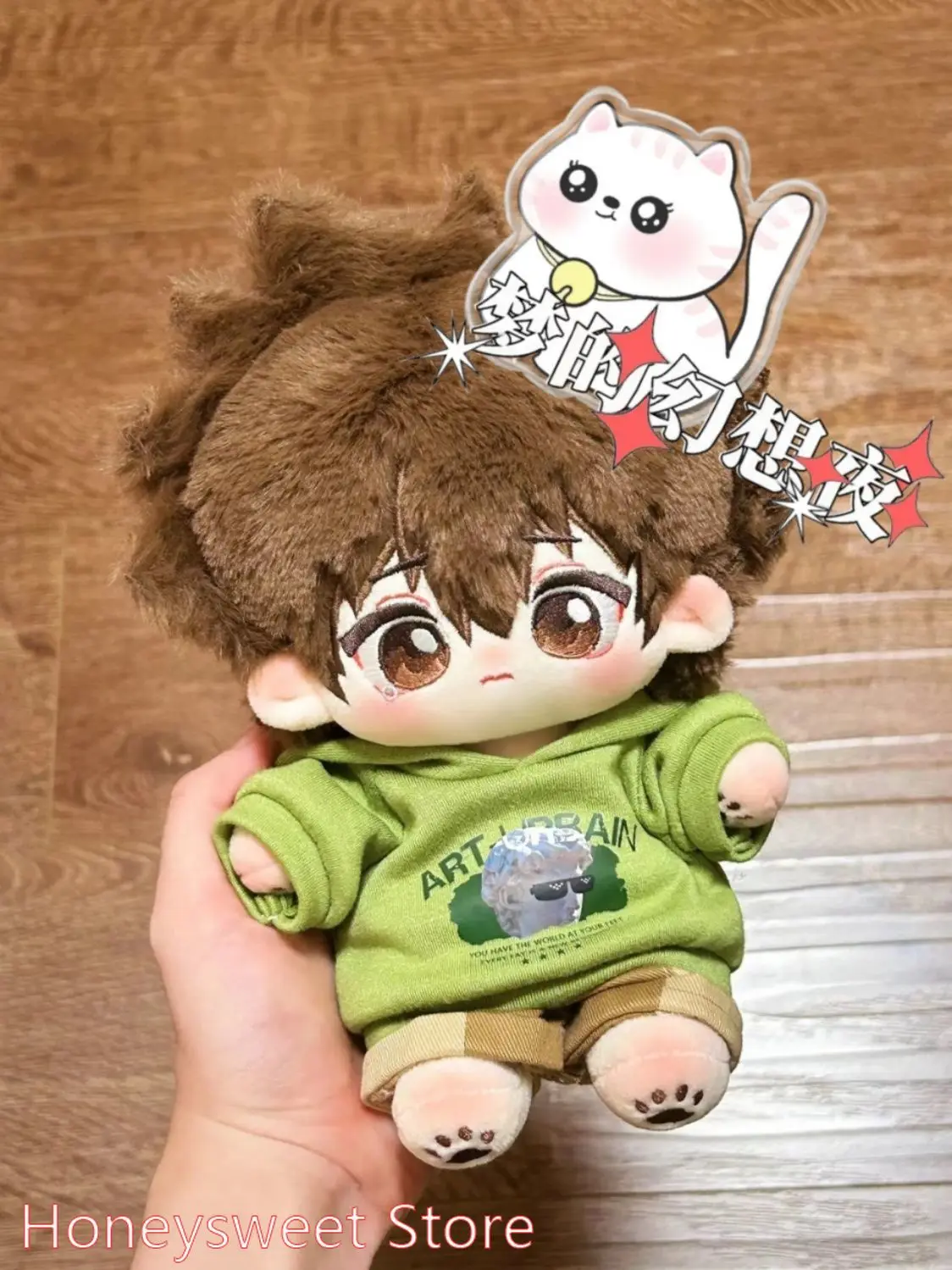 Фото Sawada Tsunayoshi аниме атрибут Kawaii плюшевая фигурка 20 см плюшевая кукла мягкая игрушка наряд одежда наряды куклы Рождественский подарок №3